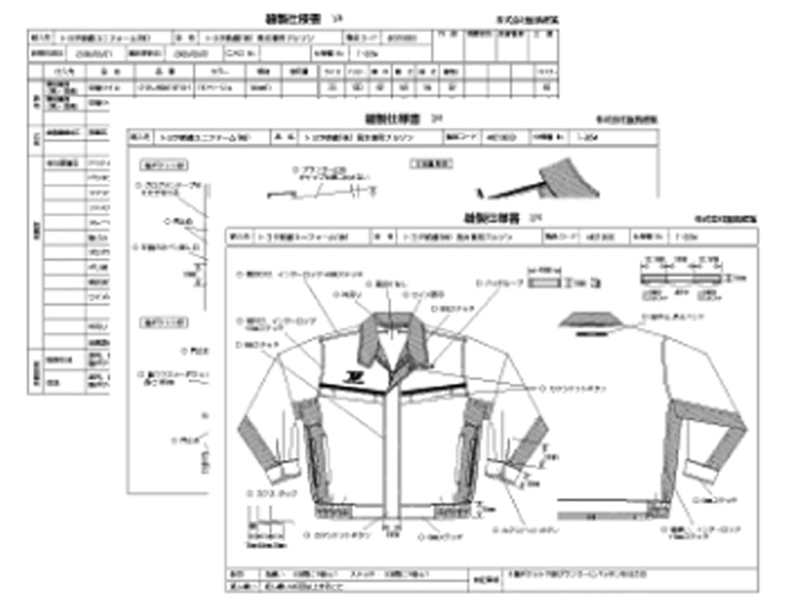 縫製仕様書